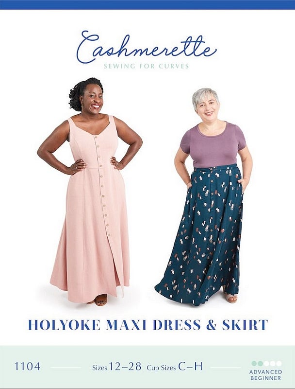 Cashmerette kaava 1104 Holyoke maxi dress and skirt