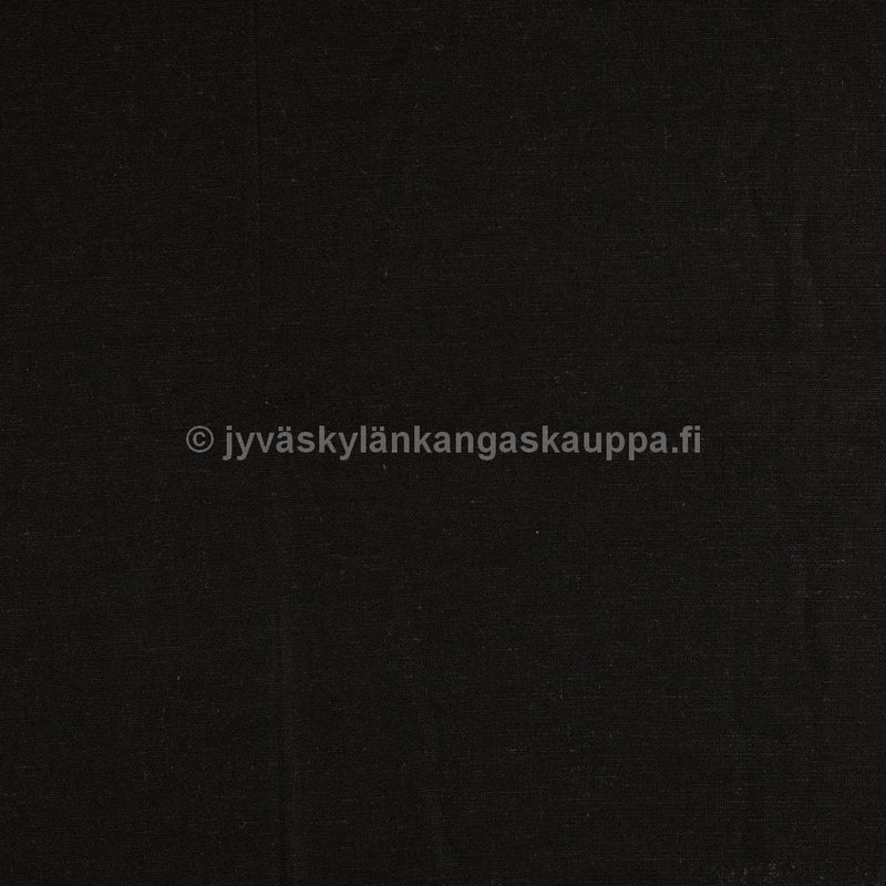 JOUSTAVA viskoosi-pellava 212g musta