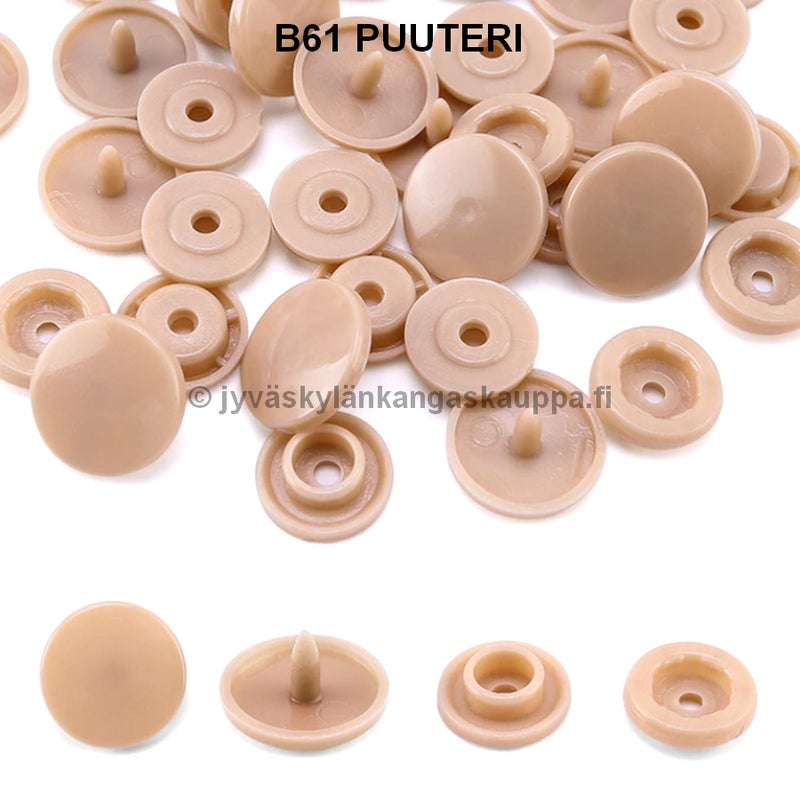 KAM muovinepparit koko T5, TASASETTI B61 PUUTERI
