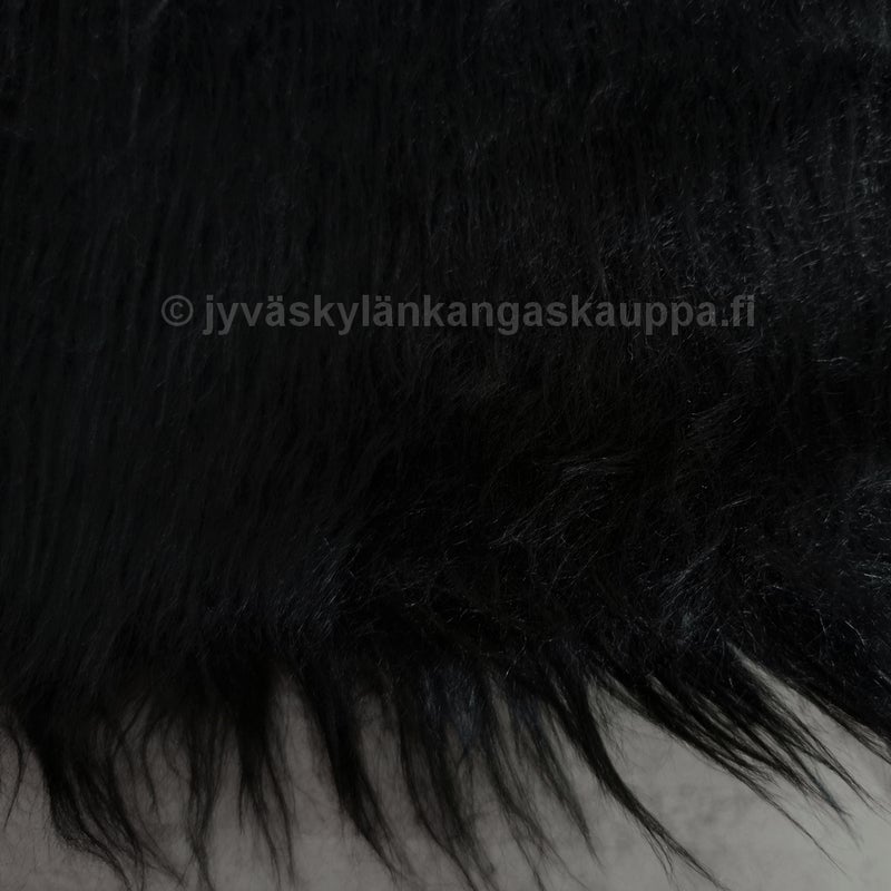 Karvakangas eli turkiskangas MUSTA pitk&auml; karva