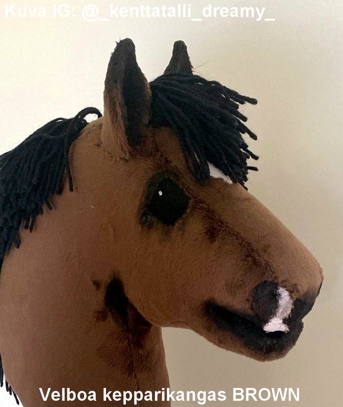 Velboa kepparikangas BROWN