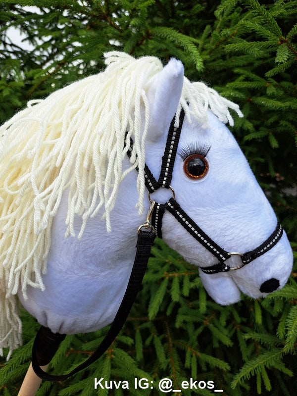 Velboa kepparikangas WHITE sek&auml; Kepparin silm&auml;t GLITTER KULTA 22mm ja Kepparin silm&auml;ripset 25mm