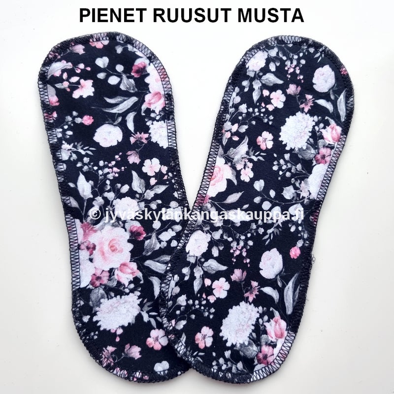 KVK kestoside PIENET RUUSUT MUSTA