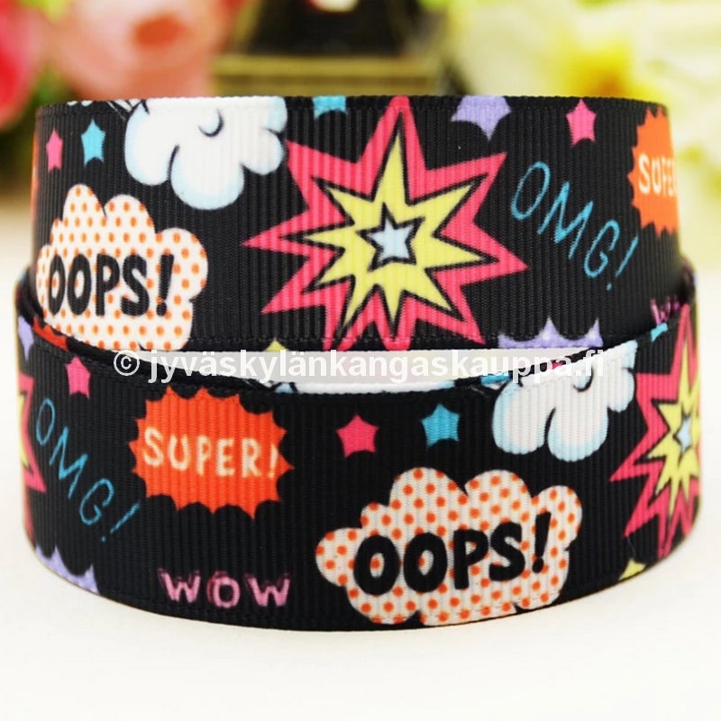 Koristenauha WOW (musta)
