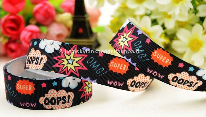 Koristenauha WOW (musta)