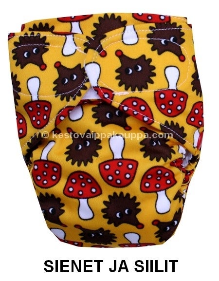 PUL kangas hedgehog/sienet&siilit
