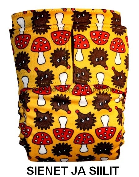 PUL kangas hedgehog/sienet&siilit