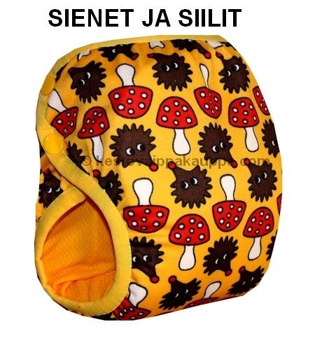 PUL kangas hedgehog/sienet&siilit