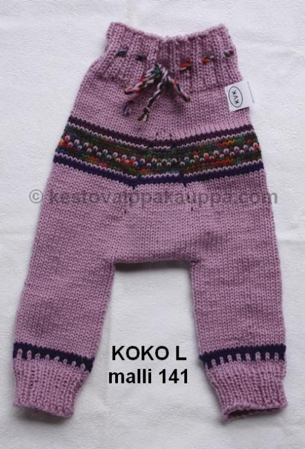 KVK villahousut  housumalli PITK&Auml;T LAHKEET