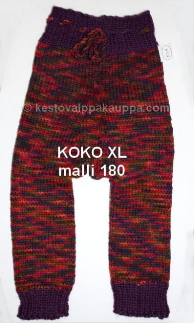 KVK villahousut  housumalli PITK&Auml;T LAHKEET