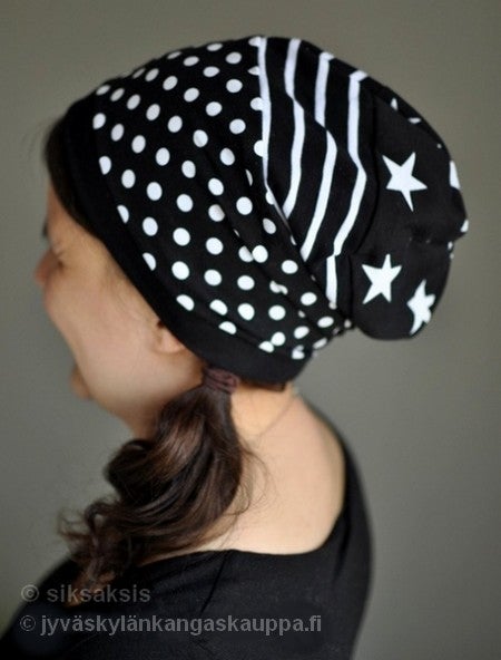 Trikoo kangas Raidat TURKOOSI (1,5m valmispala)pahvin&ouml;yt&auml;&auml;