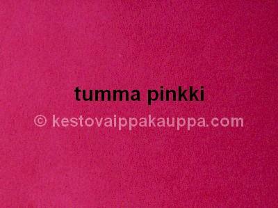 PUL LAMINOITU VELOUR tumma pinkki