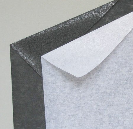 Ohut tukikangas / kuituliimaliina MUSTA