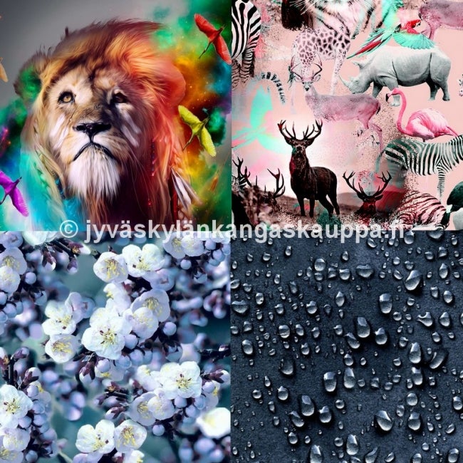 Salainen kangaspaketti 15 metri&auml; DIGIPRINTIT