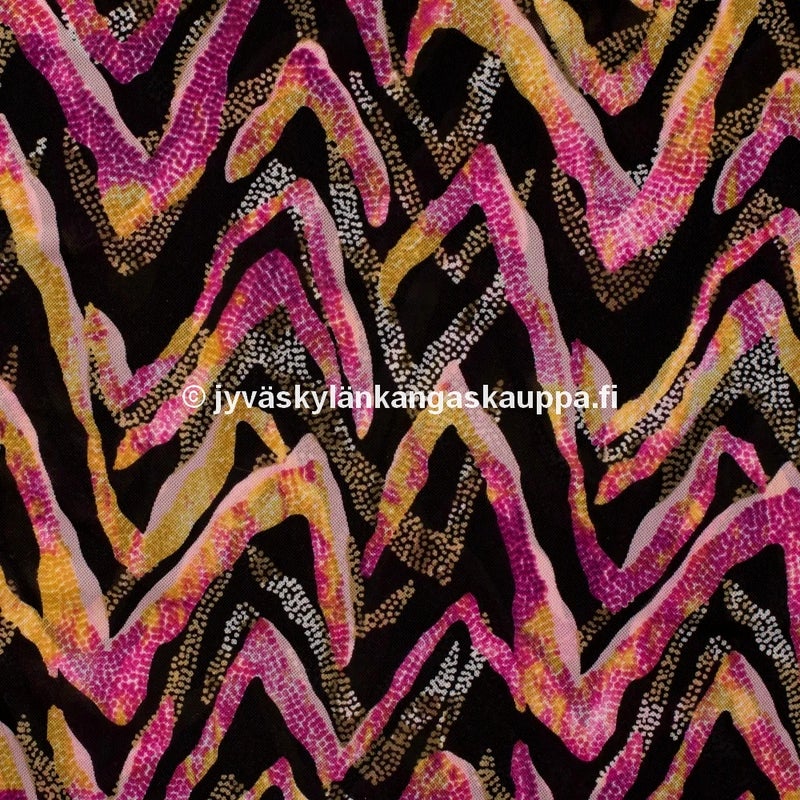 Lycra trikoo Kuviot Fuksia