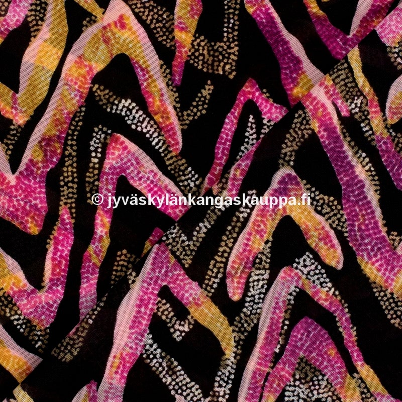 Lycra trikoo Kuviot Fuksia