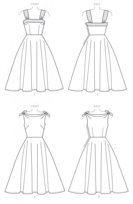 McCALL&acute;s kaava M7599 vanhan ajan mekot