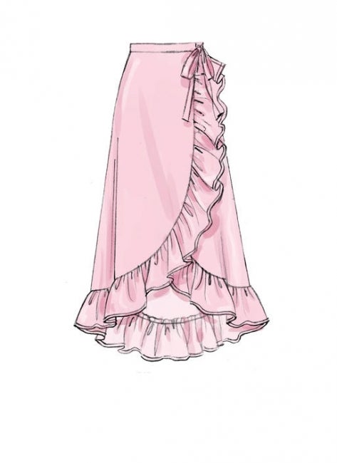 McCALL&acute;s kaava M7606 bodypaita ja hame