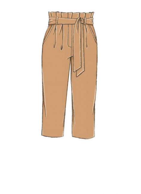 McCALL&acute;s kaava M8168 Misses Shorts, Pants & Sash