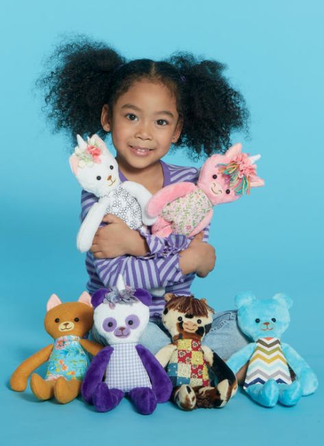 McCALL&acute;s kaava M7819 Soft Toy Animals