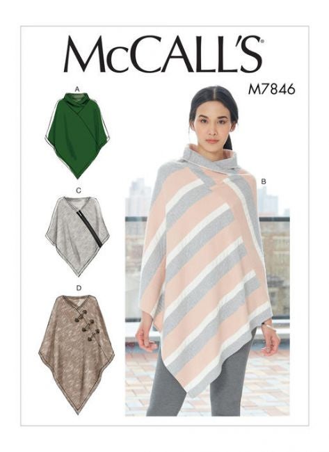 McCALL&acute;s kaava M7846 Ponchos