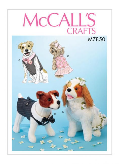 McCALL&acute;s kaava M7850 Pet Clothes