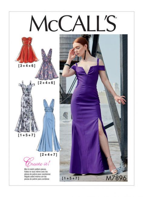 McCALL&acute;s kaava M7896 Dresses