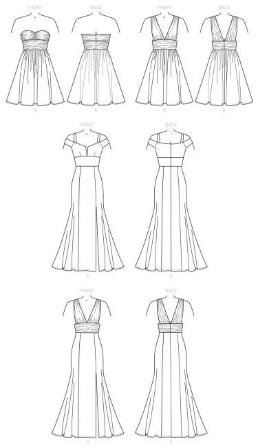 McCALL&acute;s kaava M7896 Dresses