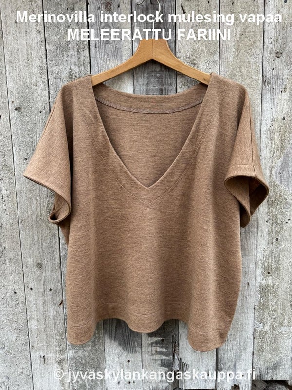 Merinovilla interlock mulesing vapaa MELEERATTU FARIINI