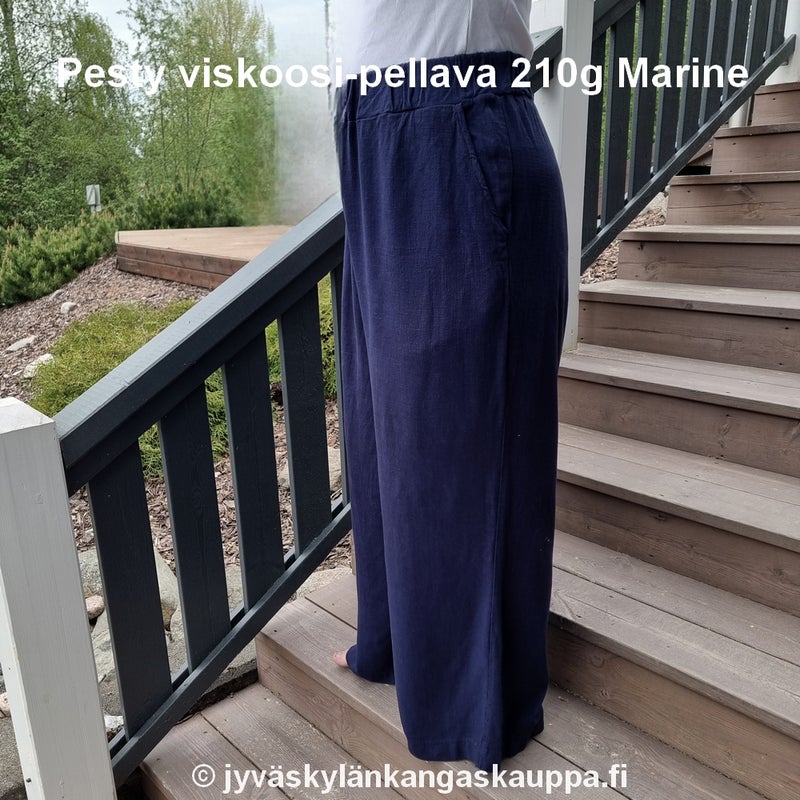 Pesty viskoosi-pellava 210g Marine