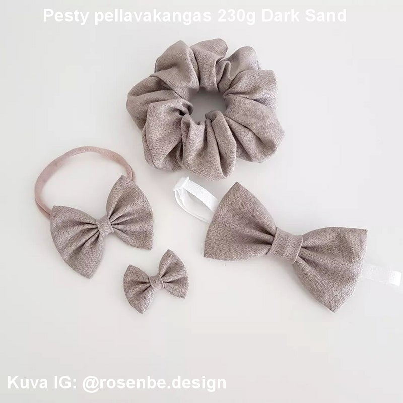 Pesty pellavakangas 230g Dark Sand