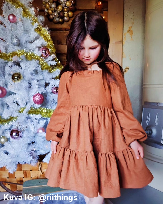 Pesty pellavakangas 230g Sienna