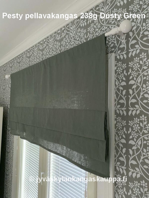 Pesty pellavakangas 238g Dusty Green