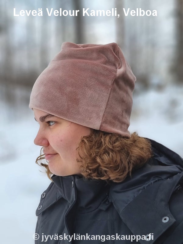 Leve&auml; Velour Kameli, Velboa