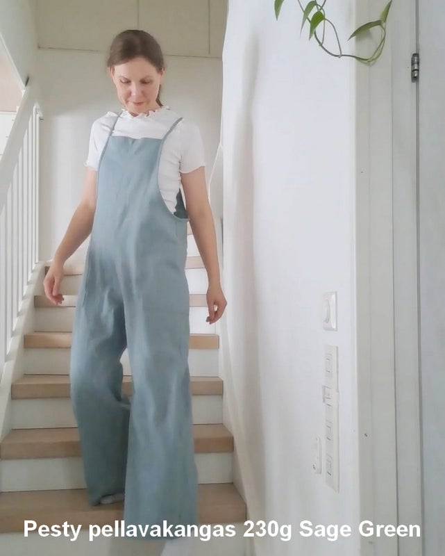 Pesty pellavakangas 230g Sage Green