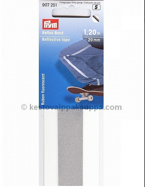 Prym liimattava heijastinnauha 1,2m 20mm 907251