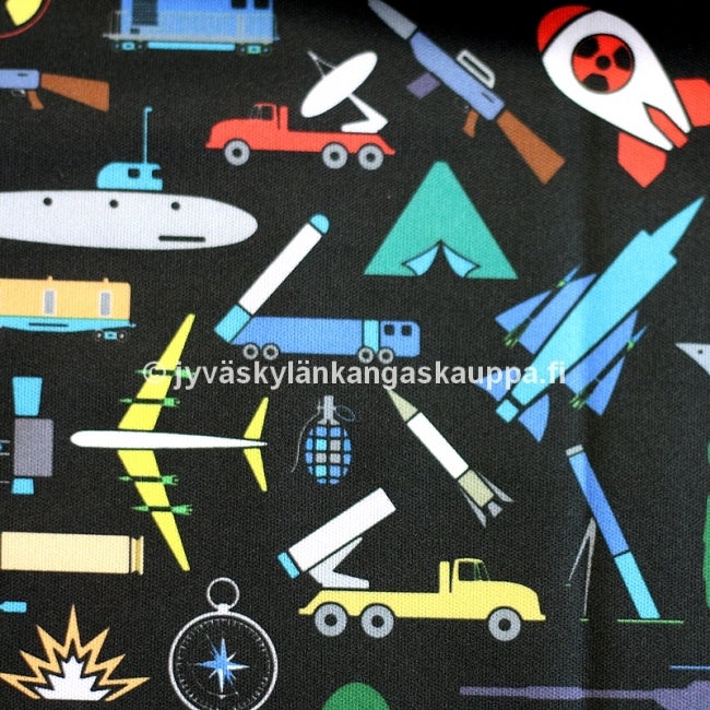 PUL kangas Military (50cm valmispala)