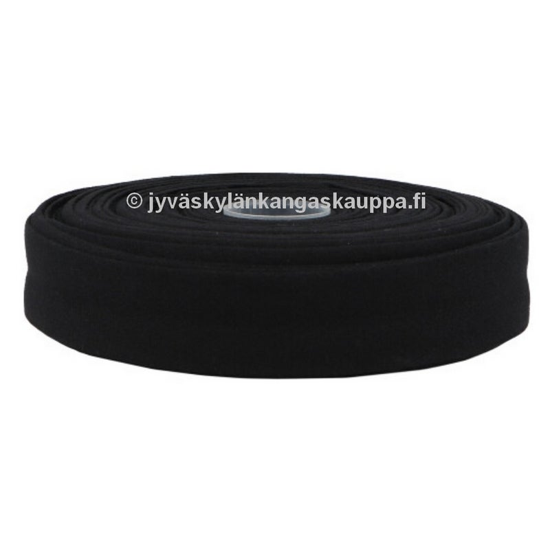Puuvillavinonauha 25mm Musta