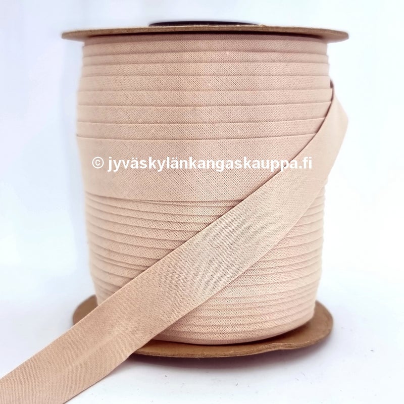 Puuvillavinonauha 18mm Vaalea Pellava