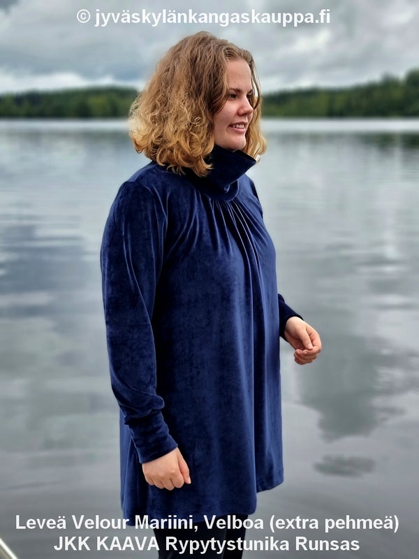 Leve&auml; Velour Mariini, Velboa (extra pehme&auml;) sek&auml; JKK KAAVA Rypytystunika Runsas