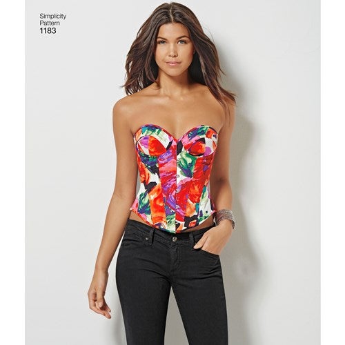 Simplicity kaava 1183 Misses and Plus Size Corsets