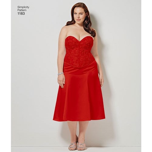 Simplicity kaava 1183 Misses and Plus Size Corsets