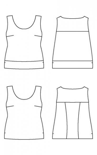 Cashmerette kaava 2102 Springfield Top