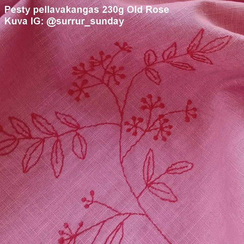 Pesty pellavakangas 230g Old Rose