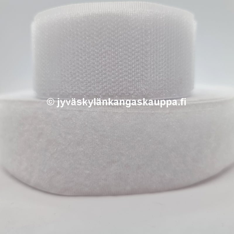 Tarranauha 40mm valkoinen KOUKKU (kova)