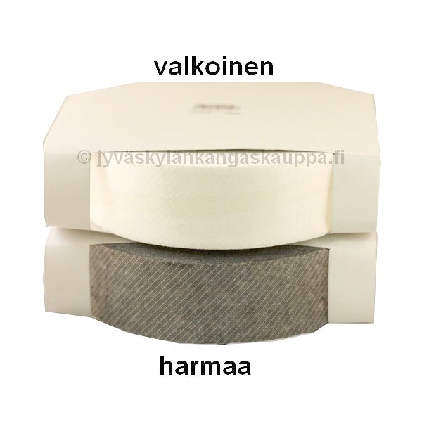 Silitett&auml;v&auml; tukinauha 2cm VALKOINEN