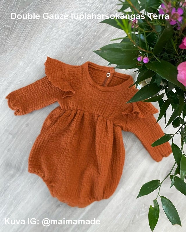 Double Gauze tuplaharsokangas Terra