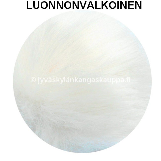 Turkistupsu iso luonnonvalkoinen