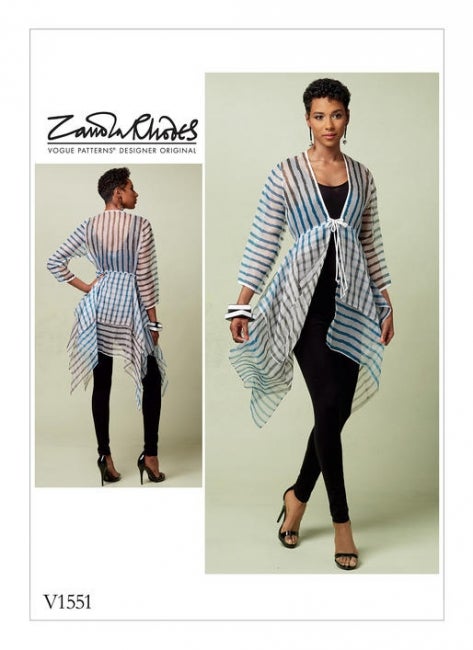Vogue kaava V1551: designer tunika