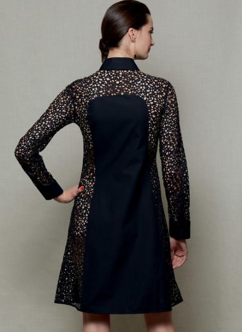 Vogue kaava V1577 designer mekko